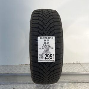 Gomma Usata 205 60 R16 96H Falken Eurowinter HS01 73% Invernale
