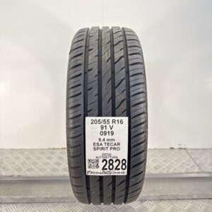 Gomma Usata 205 55 R16 91V Esa Tecar Spirit Pro 95% Estivo