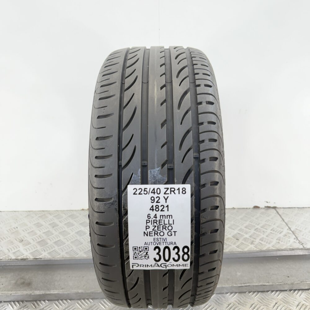 Gomma Usata 225 40 ZR18 92Y Pirelli P Zero Nero GT 91% Estivo | Gomme Usate | PrimaGomme.it Gomma usata 225 40 ZR18 Pirelli P Zero Nero GT - foto 10