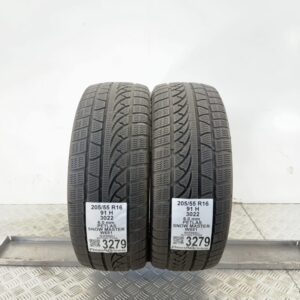 Gomme Usate 205 55 R16 91H Petlas Snow Master W651 86% Invernali