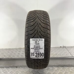 Gomma Usata 195 60 R15 88T Kumho Wintercraft WP52+ 85% Invernale