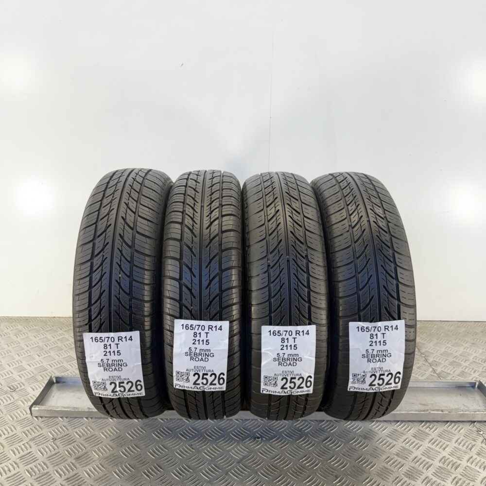 Gomme Usate 165 70 R14 81T Sebring Road 81% Estive | Gomme Usate | PrimaGomme.it Gomme usate 165 70 R14 Sebring Road - foto 13
