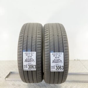 Gomme Usate 205 55 R17 XL 95V Michelin Primacy 3 Estive