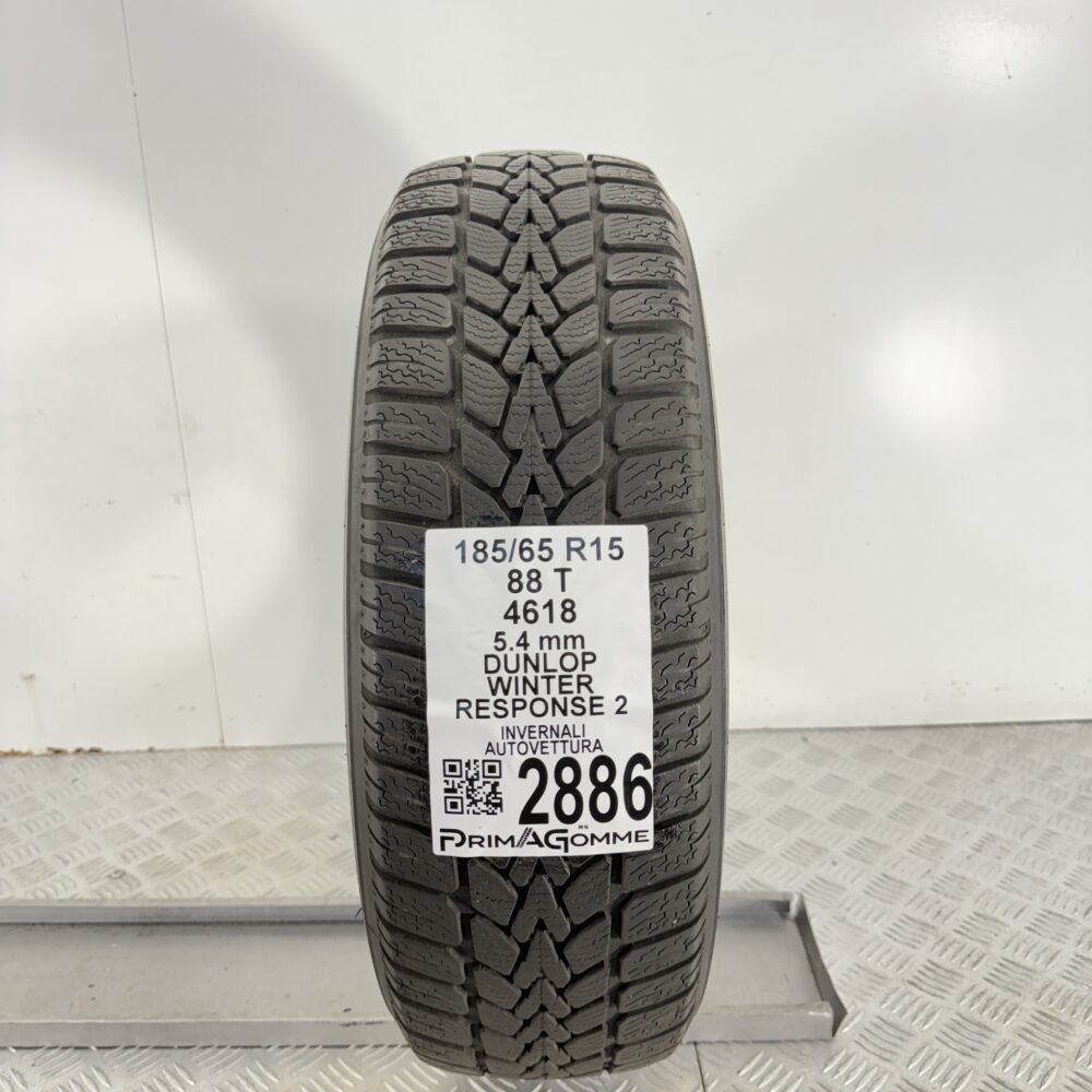 Gomma Usata 185 65 R15 88T Dunlop Winter Response 2 Invernale | Gomme Usate | PrimaGomme.it Gomma usata 185 65 R15 Dunlop Winter Response 2 - foto 10
