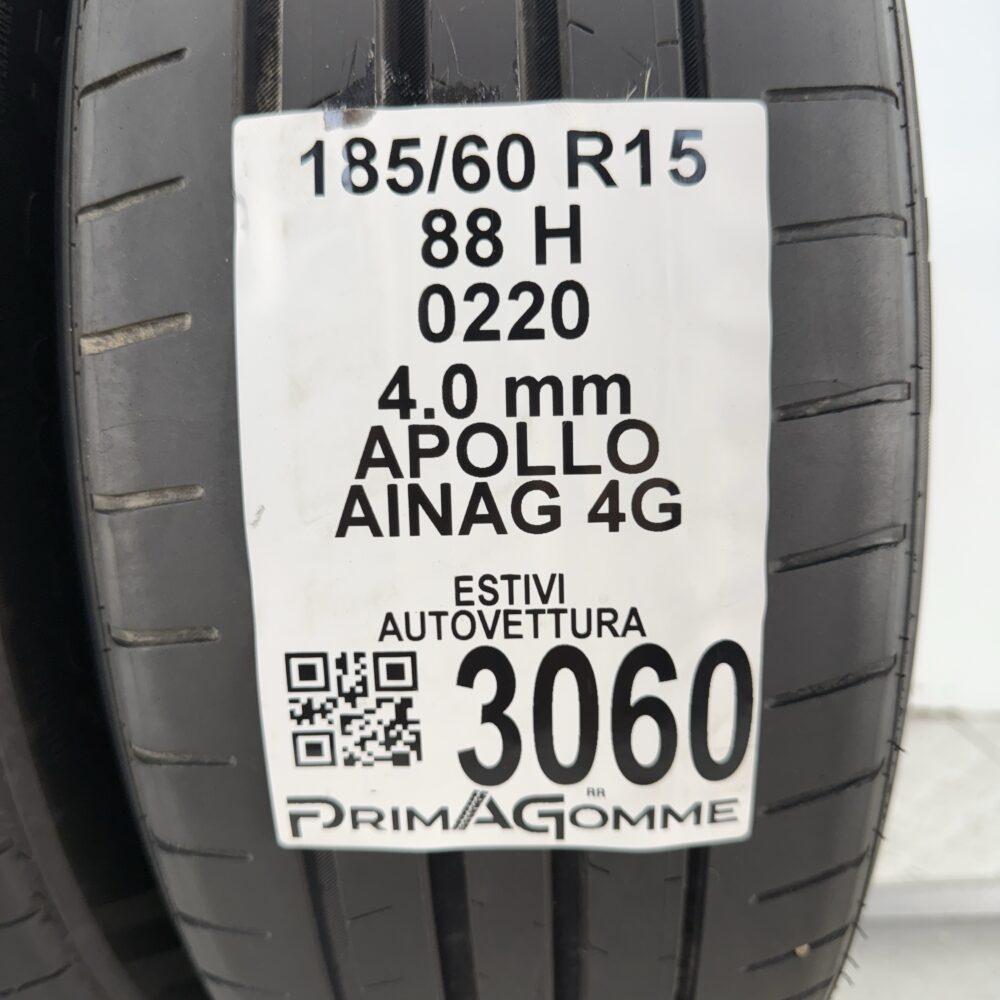 Gomme Usate 185 60 R15 88H Apollo Ainag 4G Estive | Gomme Usate | PrimaGomme.it Gomme usate 185 60 R15 Apollo Ainag 4G - foto 9