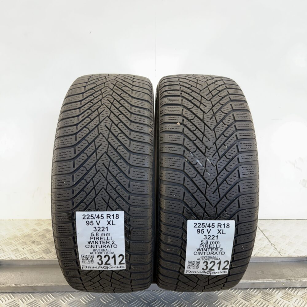 Gomme Usate 225 45 R18 XL 95V Pirelli Winter 2 Cinturato 83% Invernali | Gomme Usate | PrimaGomme.it Gomme usate 225 45 R18 Pirelli Winter 2 Cinturato - foto 10