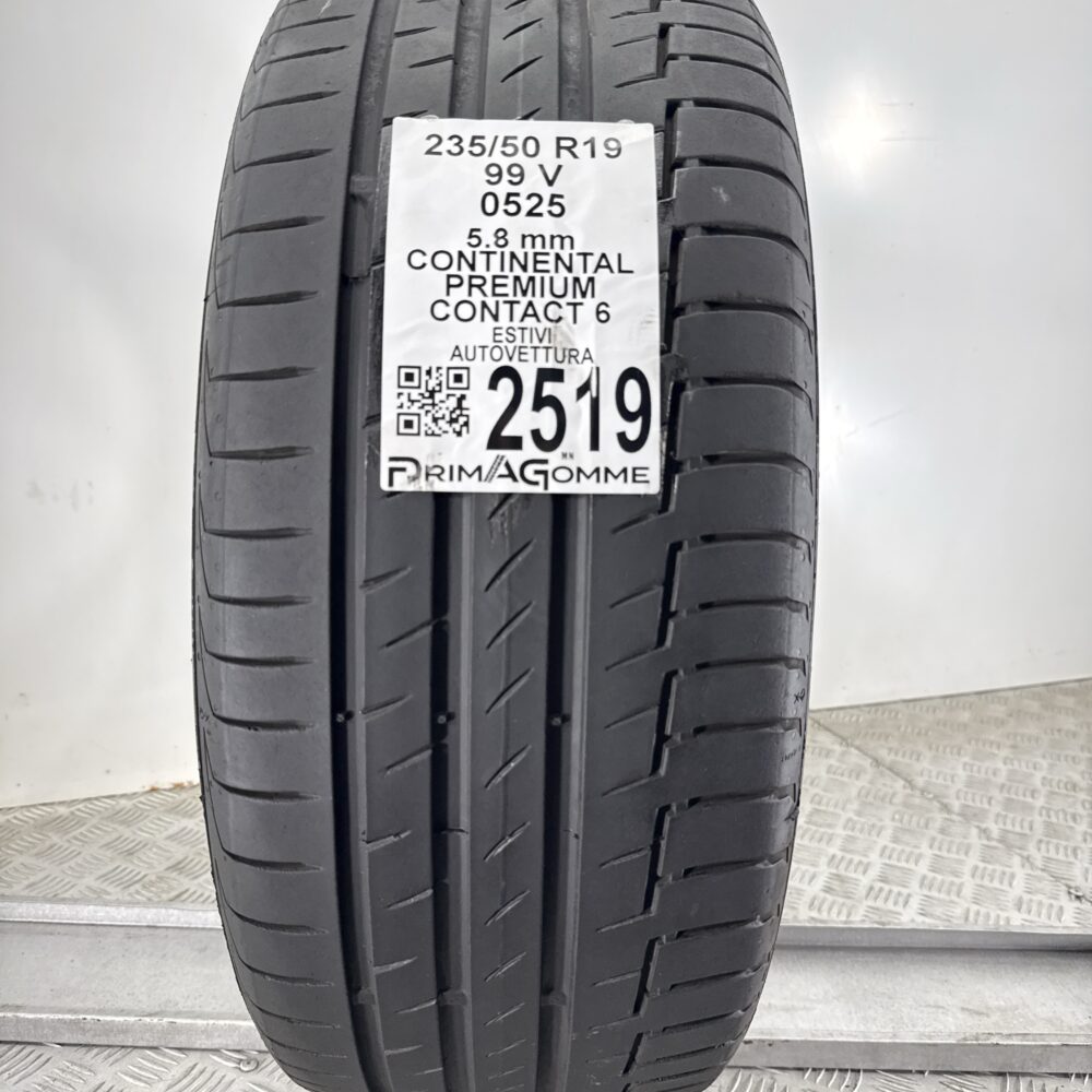 Gomma Usata 235 50 R19 99V Continental Premium Contact 6 83% Estivo | Gomme Usate | PrimaGomme.it Gomma usata 235 50 R19 Continental Premium Contact 6 - foto 9
