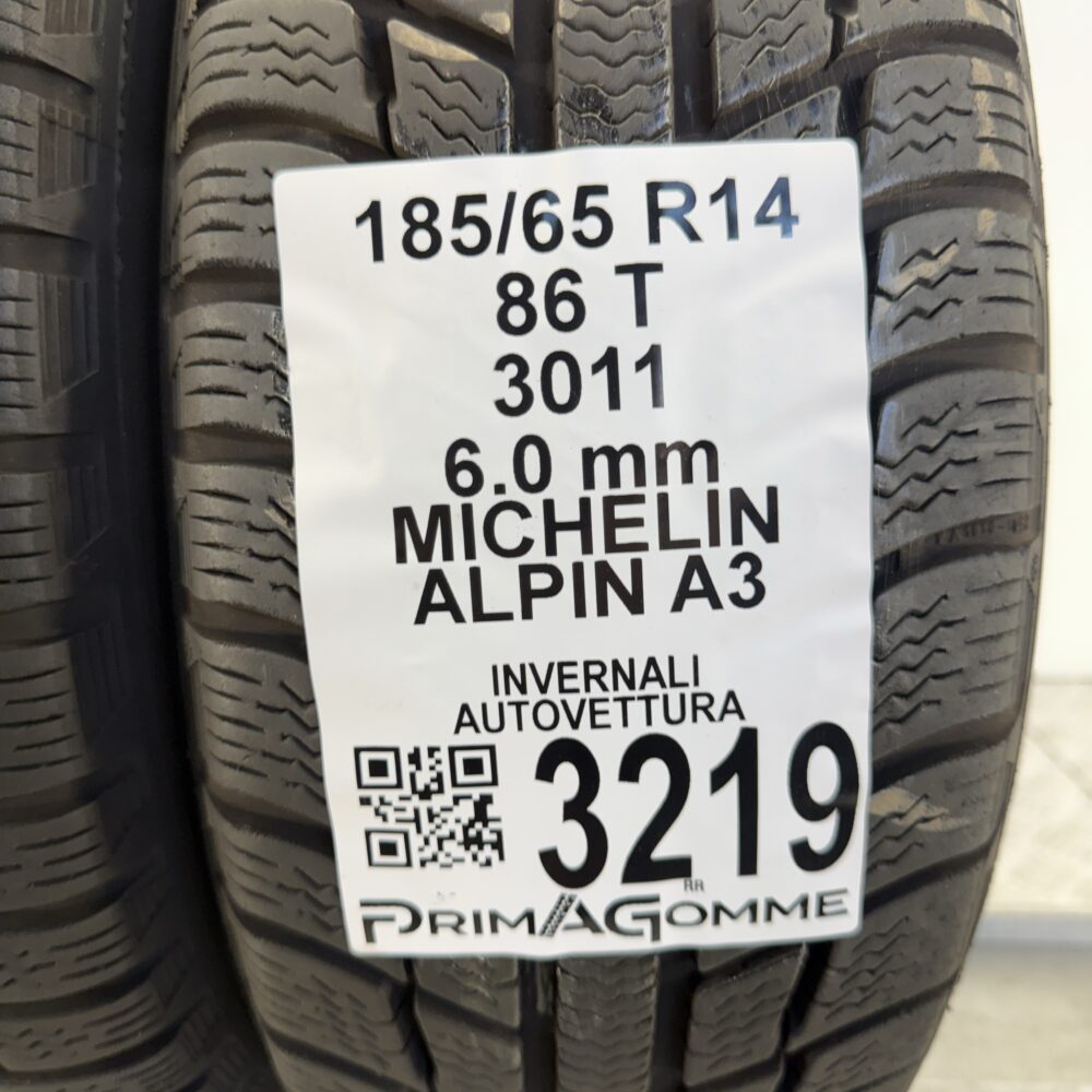 Gomme Usate 185 65 R14 86T Michelin Alpin A3 86% Invernali | Gomme Usate | PrimaGomme.it Gomme usate 185 65 R14 Michelin Alpin A3 - foto 10