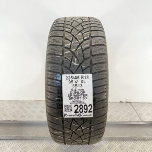 Gomma Usata 225 45 R18 XL 95V Dunlop SP Winter Sport 3D Invernale