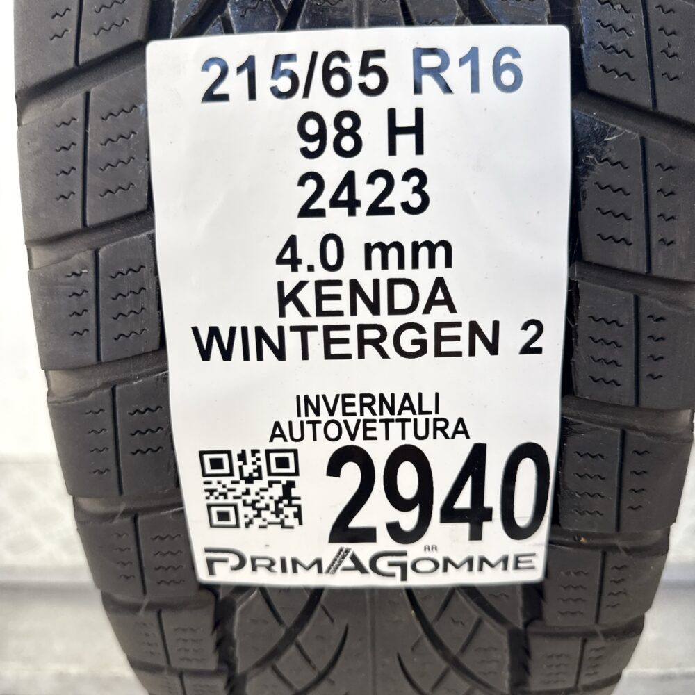 Gomma Usata 215 65 R16 98H Kenda Wintergen 2 Invernale | Gomme Usate | PrimaGomme.it Gomma usata 215 65 R16 Kenda Wintergen 2 - foto 9