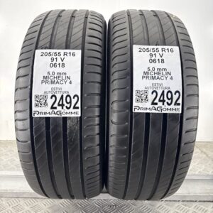 Gomme Usate 205 55 R16 91V Michelin Primacy 4 71% Estive