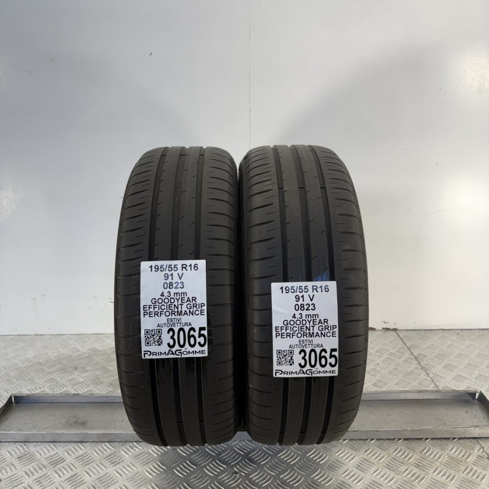 Gomme Usate 195 55 R16 91V Goodyear Efficient Grip Performance Estive | Gomme Usate | PrimaGomme.it Gomme usate 195 55 R16 Goodyear Efficient Grip Performance - foto 5