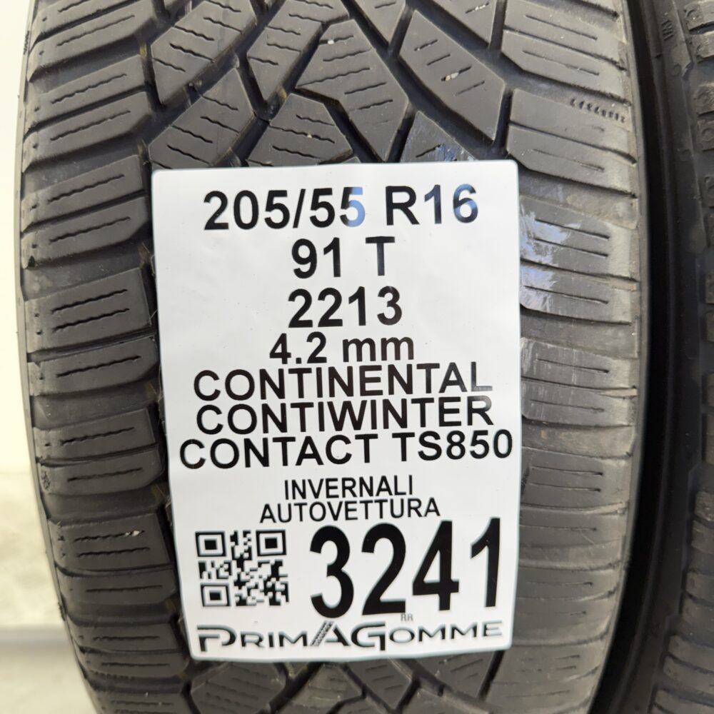 Gomme Usate 205 55 R16 91T Continental ContiWinterContact TS850 Invernali | Gomme Usate | PrimaGomme.it Gomme usate 205 55 R16 Continental ContiWinterContact TS850 - foto 10