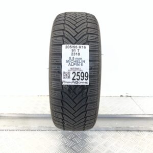 Gomma Usata 205 55 R16 91T Michelin Alpin 6 Invernale