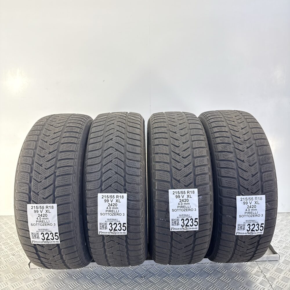 Gomme Usate 215 55 R18 XL 99V Pirelli Sottozero 3 Invernali | Gomme Usate | PrimaGomme.it Gomme usate 215 55 R18 Pirelli Sottozero 3 - foto 16