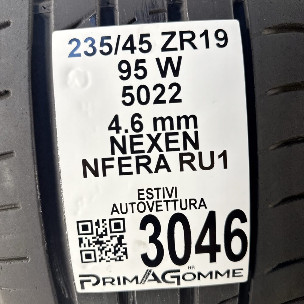 Gomme Usate 235 45 ZR19 95W Nexen NFERA RU1 Estive | Gomme Usate | PrimaGomme.it Gomme usate 235 45 ZR19 Nexen NFERA RU1 - foto 11