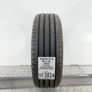 Gomma Usata 205 60 R16 XL 96V Goodyear EfficientGrip 95% Estivo