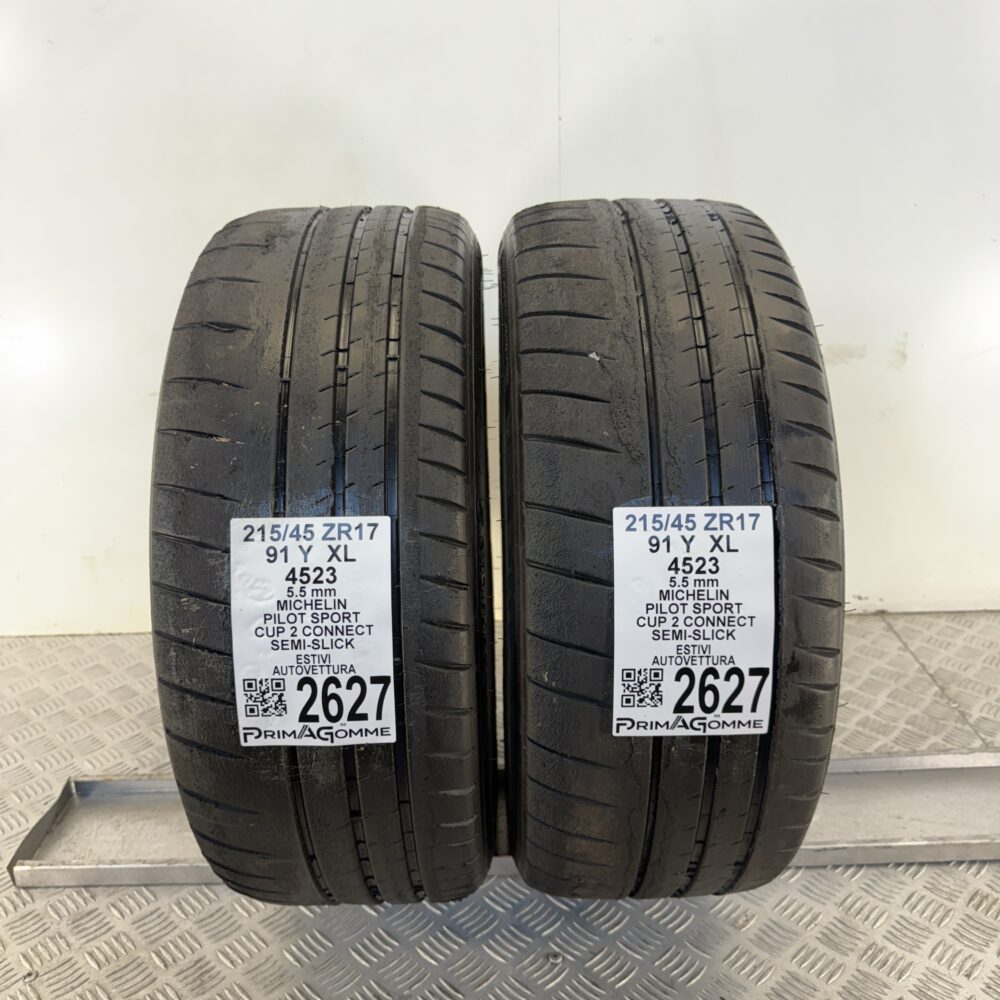 Gomme Usate 215 45 ZR17 XL 91Y Michelin Pilot Sport Cup 2 Semi/Slick Estive | Gomme Usate | PrimaGomme.it Gomme usate 215 45 ZR17 Michelin Pilot Sport Cup 2 Connect Semi-Slick - foto 12