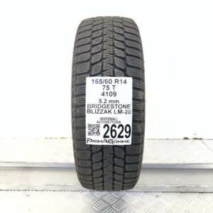 Gomma Usata 165 60 R14 75T Bridgestone Blizzak LM-20 Invernale