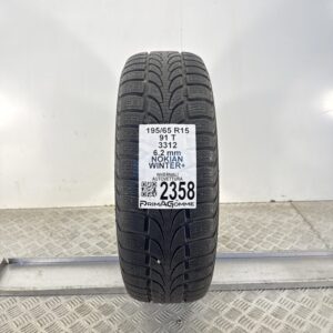 Gomma Usata 195 65 R15 91T Nokian Winter+ 78% Invernale