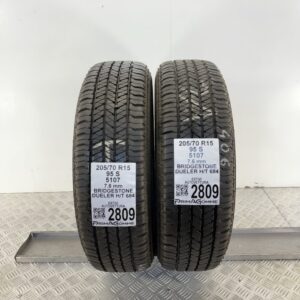 Gomme Usate 205 70 R15 95S Bridgestone Dueler H/T 684 100% Estive