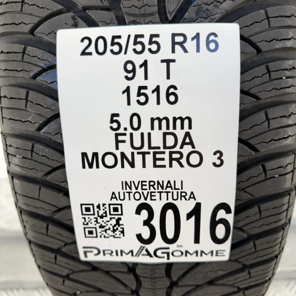 Gomma usata FULDA Montero 3 205/55 R16 91T – foto 03 | Prima Gomme FULDA Montero 3 205/55 R16 91T, dettaglio fotografico 3