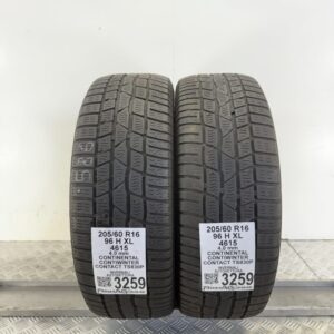 Gomme Usate 205 60 R16 XL 96H Continental ContiWinterContact TS830P Invernali