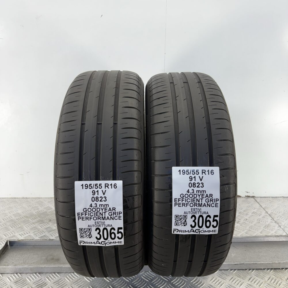 Gomme Usate 195 55 R16 91V Goodyear Efficient Grip Performance Estive | Gomme Usate | PrimaGomme.it Gomme usate 195 55 R16 Goodyear Efficient Grip Performance - foto 14