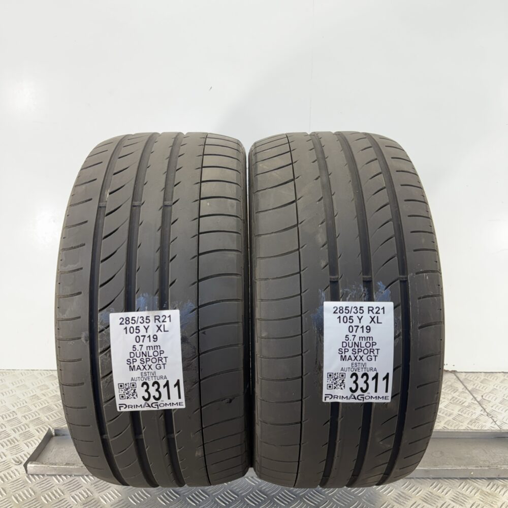 Gomme Usate 285 35 R21 XL 105Y DUNLOP SP SPORT MAXX GT 81% Estive | Gomme Usate | PrimaGomme.it Gomme usate 285 35 R21 DUNLOP SP SPORT MAXX GT - foto 12