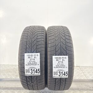 Gomme Usate 185 60 R15 XL 88T Gislaved Eurofrost 5 Invernali