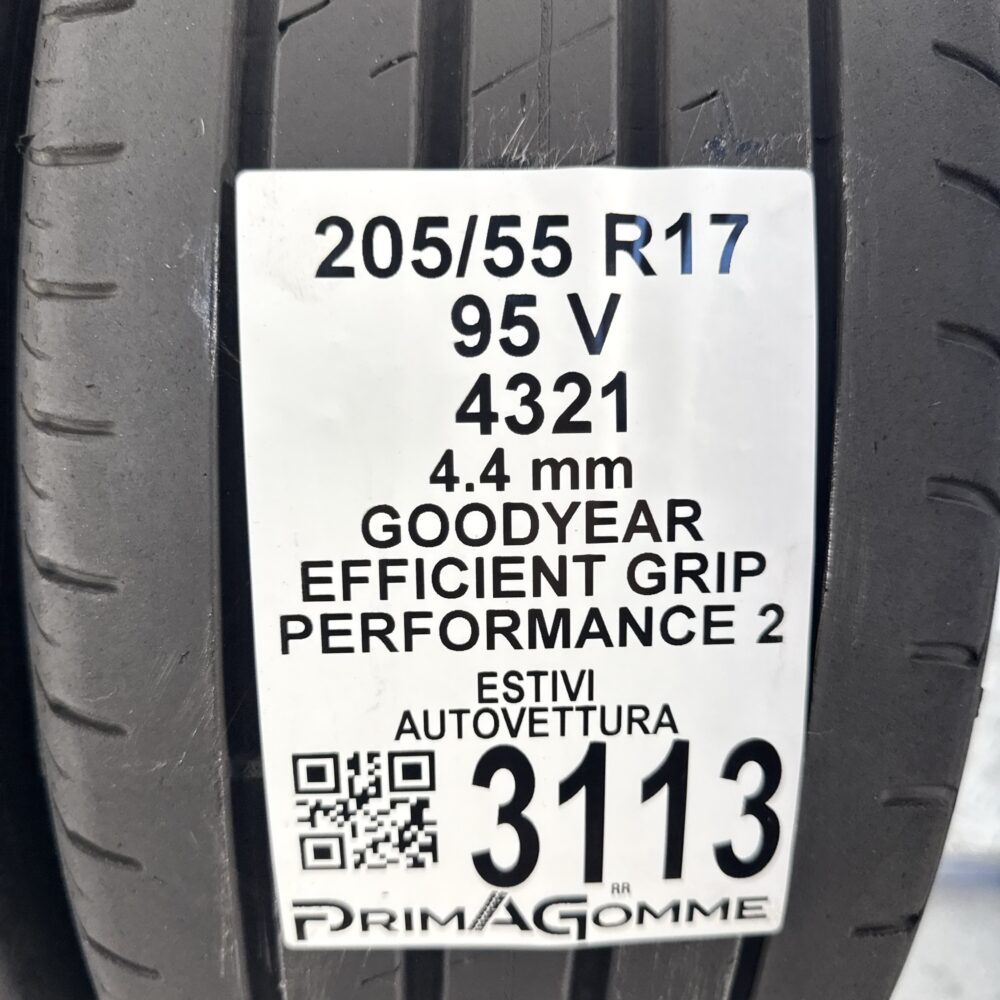 Gomme Usate 205 55 R17 95V Goodyear Efficient Grip Performance 2 Estive | Gomme Usate | PrimaGomme.it Gomme usate 205 55 R17 Goodyear Efficient Grip Performance 2 - foto 9
