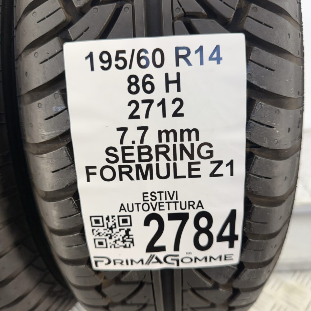 Gomme Usate 195 60 R14 86H Sebring Formule Z1 100% Estive | Gomme Usate | PrimaGomme.it Gomme usate 195 60 R14 Sebring Formule Z1 - foto 14