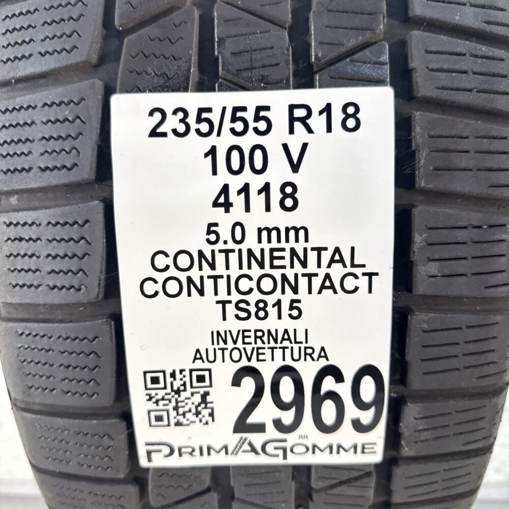 Gomma Usata 235 55 R18 100V Continental ContiContact TS815 Invernale | Gomme Usate | PrimaGomme.it Gomma usata 235 55 R18 Continental ContiContact TS815 - foto 9