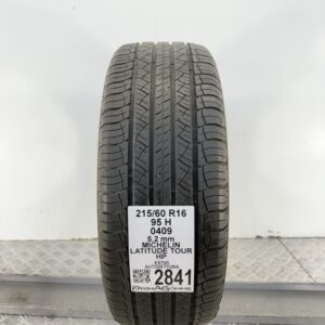 Gomma Usata 215 60 R16 95H MICHELIN Latitude Tour HP 74% Estivo