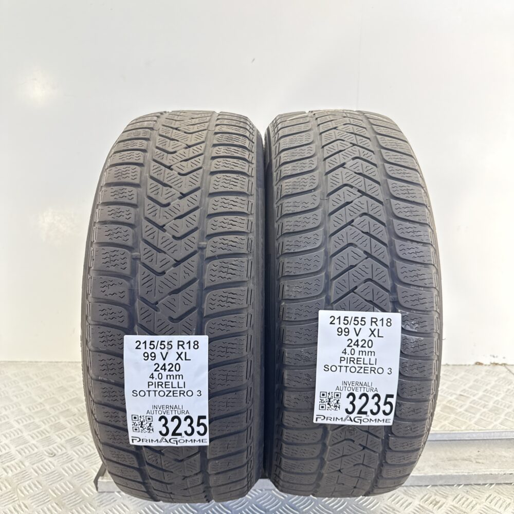 Gomme Usate 215 55 R18 XL 99V Pirelli Sottozero 3 Invernali | Gomme Usate | PrimaGomme.it Gomme usate 215 55 R18 Pirelli Sottozero 3 - foto 13
