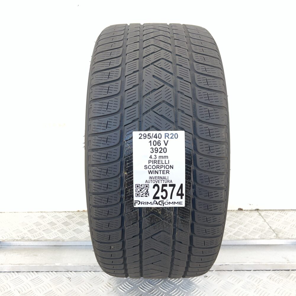 Gomma Usata 295 40 R20 106V PIRELLI Scorpion Winter Invernale | Gomme Usate | PrimaGomme.it Gomma usata 295 40 R20 PIRELLI Scorpion Winter - foto 6