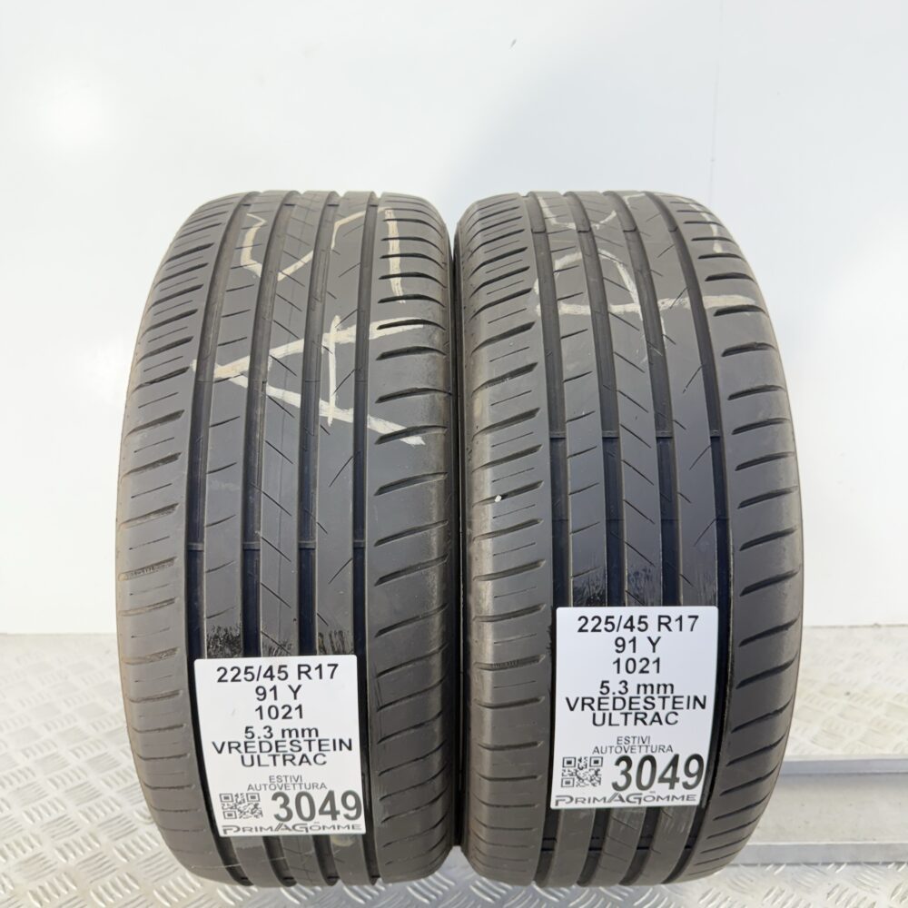 Gomme Usate 225 45 R17 91Y Vredestein Ultrac 76% Estive | Gomme Usate | PrimaGomme.it Gomme usate 225 45 R17 Vredestein Ultrac - foto 13