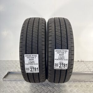 Gomme Usate 205 65 R16C 107/105T Kumho Portran KC53 80% Estive