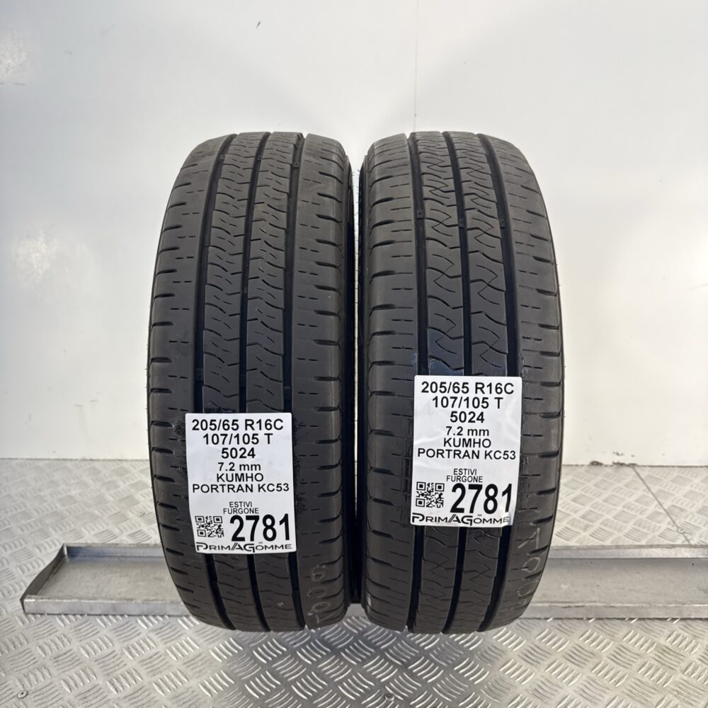 Gomme Usate 205 65 R16C 107/105T Kumho Portran KC53 80% Estive | Gomme Usate | PrimaGomme.it Gomme usate 205 65 R16C Kumho Portran KC53 - foto 9