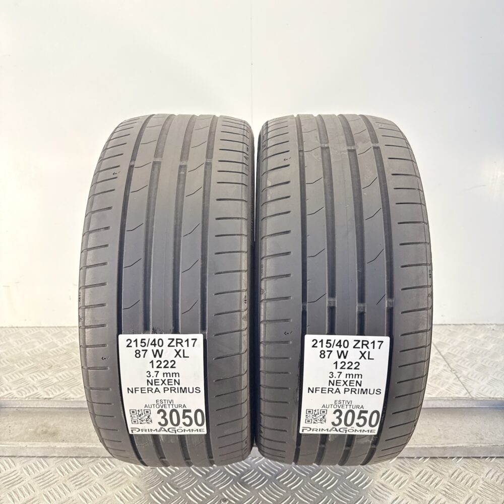 Gomme Usate 215 40 ZR17 XL 87W Nexen NFERA PRIMUS Estive | Gomme Usate | PrimaGomme.it Gomme usate 215 40 ZR17 Nexen NFERA PRIMUS - foto 11