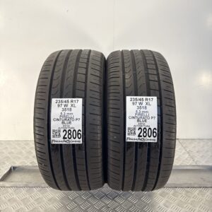 Gomme Usate 235 45 R17 XL 97W Pirelli Cinturato P7 Blue 76% Estive