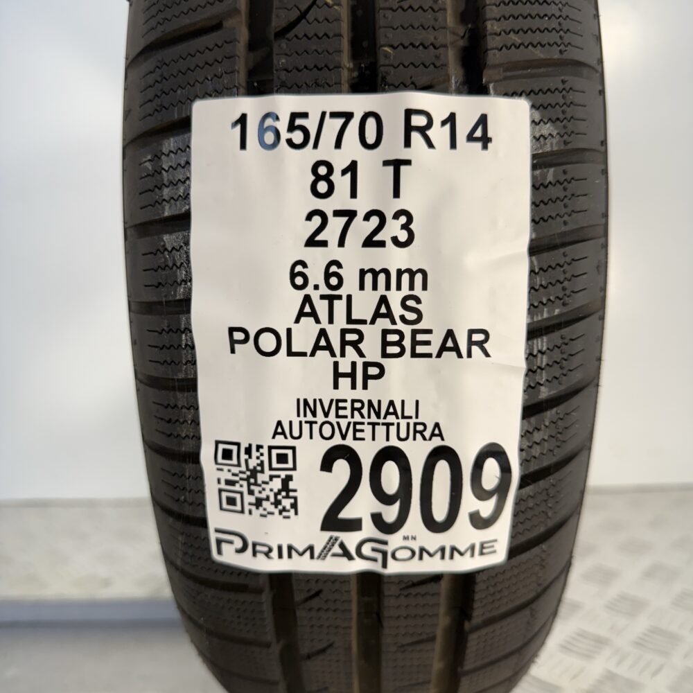 Gomma Usata 165 70 R14 81T Atlas Polar Bear HP 83% Invernale | Gomme Usate | PrimaGomme.it Gomma usata 165 70 R14 Atlas Polar Bear HP - foto 8