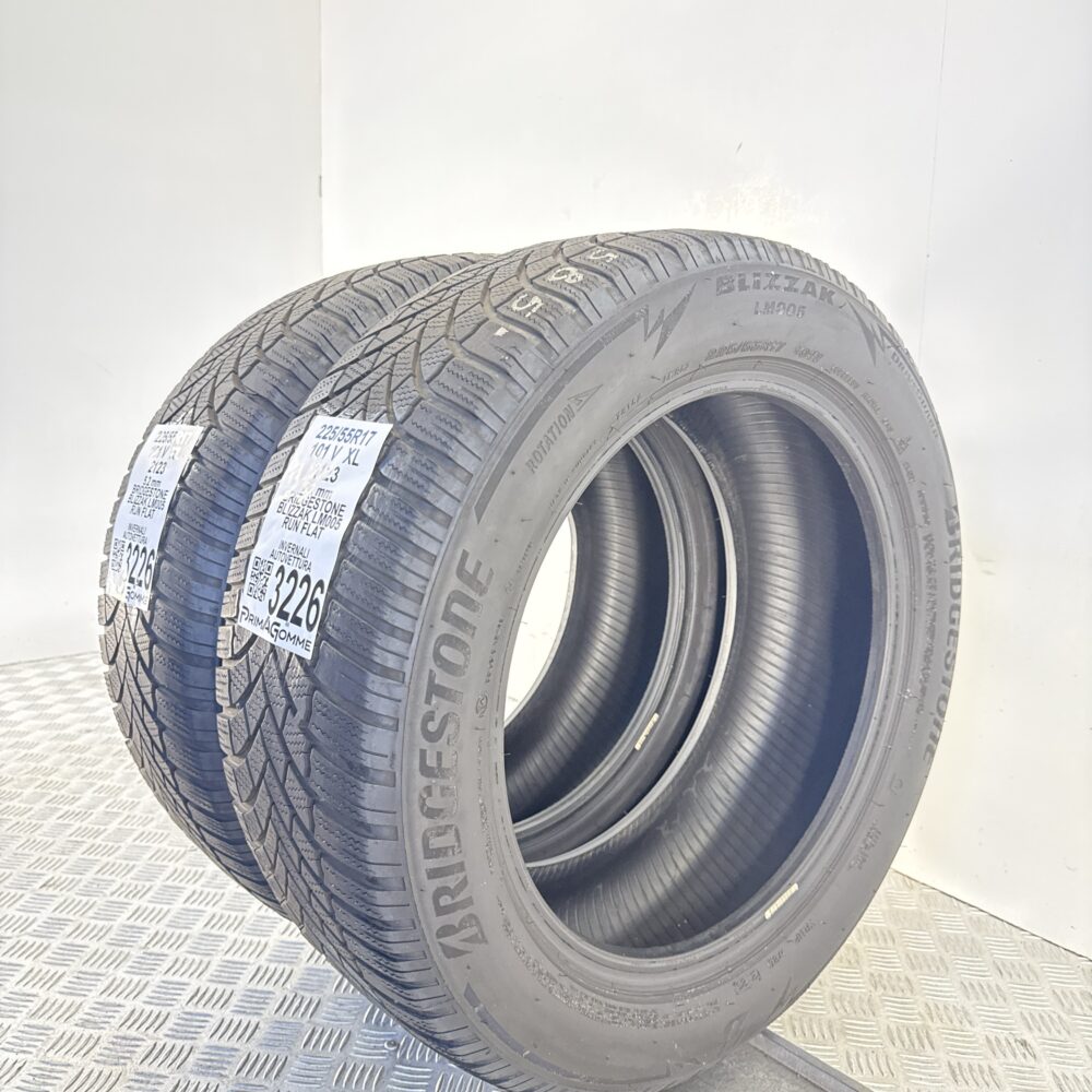 Gomme Usate 225 55 R17 XL 101V Bridgestone Blizzak LM005 RunFlat 74% Invernali | Gomme Usate | PrimaGomme.it Gomme usate 225 55 R17 Bridgestone Blizzak LM005 - foto 8