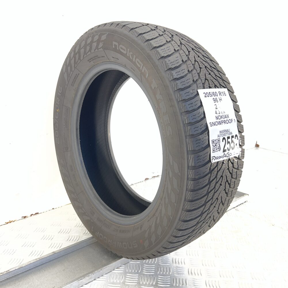Gomma Usata 205 60 R16 96H Nokian Snowproof 1 Invernale | Gomme Usate | PrimaGomme.it Gomma usata 205 60 R16 Nokian Snowproof 1