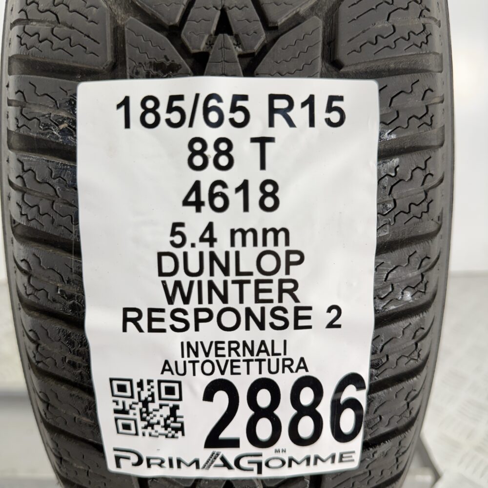 Gomma Usata 185 65 R15 88T Dunlop Winter Response 2 Invernale | Gomme Usate | PrimaGomme.it Gomma usata 185 65 R15 Dunlop Winter Response 2 - foto 9