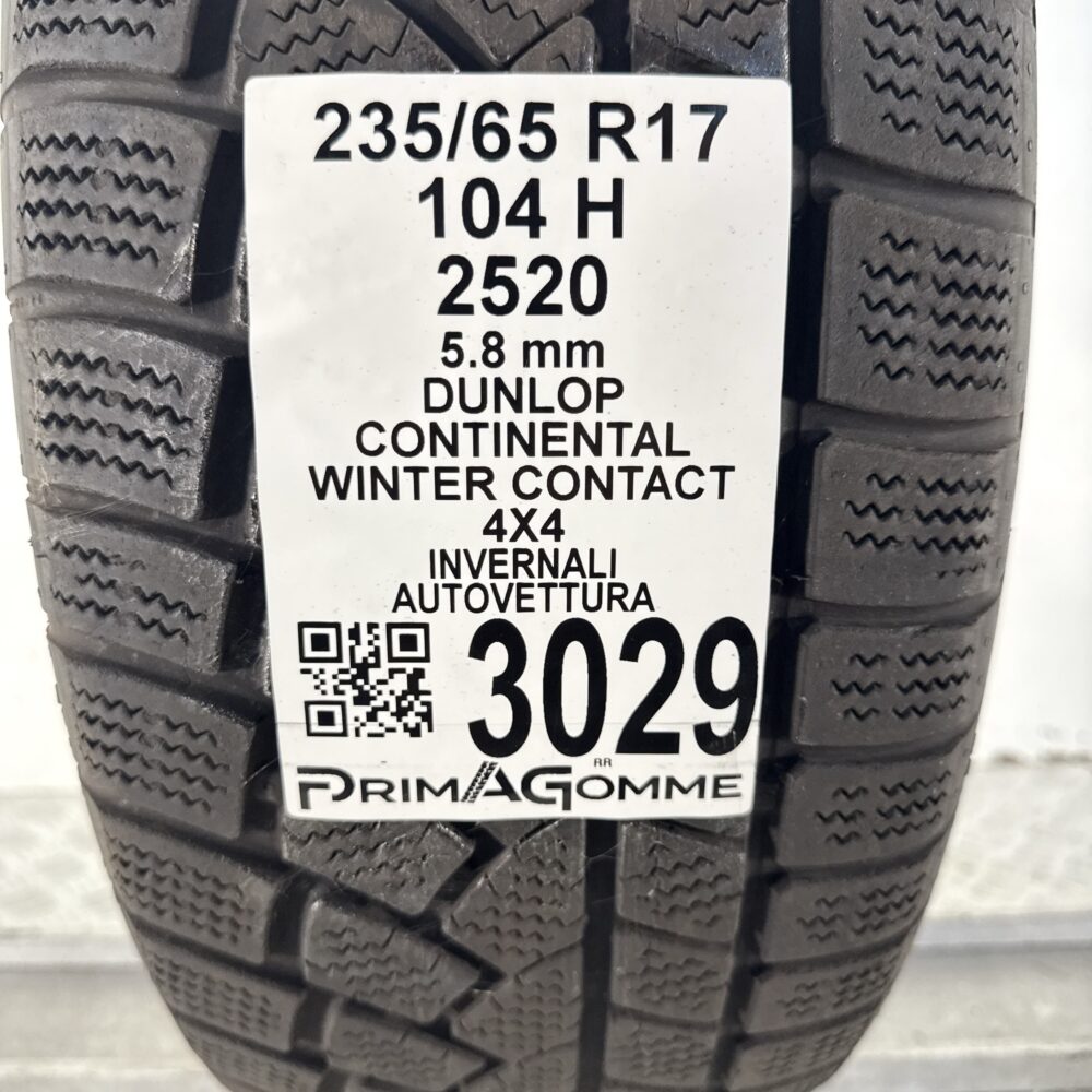Gomma Usata 235 65 R17 104H Continental 4x4 WinterContact 73% Invernale | Gomme Usate | PrimaGomme.it Gomma usata 235 65 R17 Continental 4x4 WinterContact - foto 9