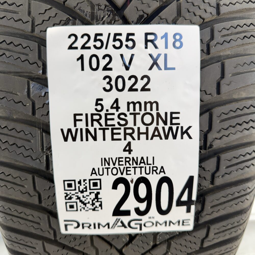 Gomma Usata 225 55 R18 XL 102V Firestone Winterhawk 4 Invernale | Gomme Usate | PrimaGomme.it Gomma usata 225 55 R18 Firestone Winterhawk 4 - foto 9