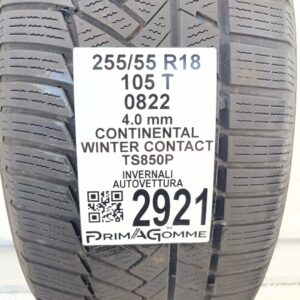 Gomma Usata 255 55 R18 105T Continental Winter Contact TS850P Invernale