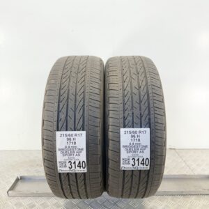 Gomme Usate 215 60 R17 96H Bridgestone Dueler H/P Sport AS Estive