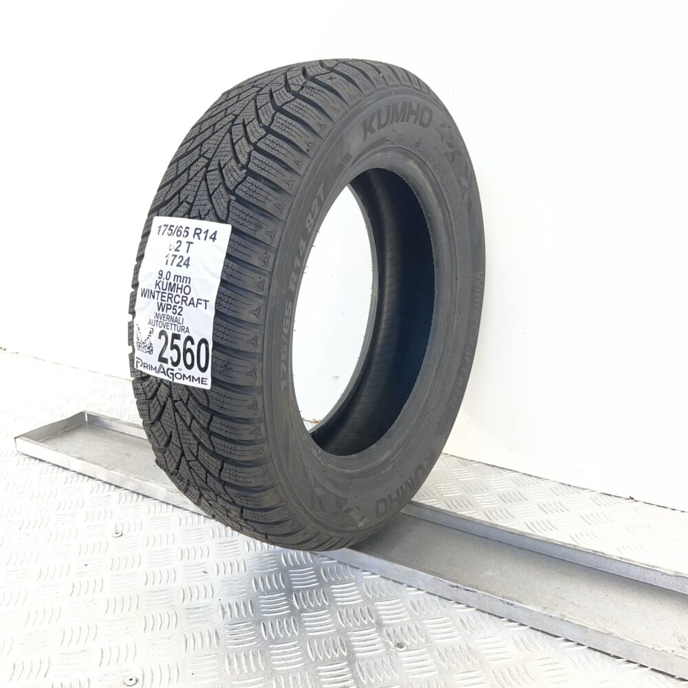 Gomma Usata 175 65 R14 82T Kumho Wintercraft WP52 100% Invernale | Gomme Usate | PrimaGomme.it Gomma usata 175 65 R14 Kumho Wintercraft WP52 - foto 2